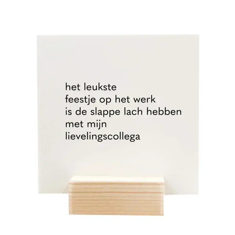 Winkeltje van Anne Winkeltje van Anne Quote blockie | leukste feestje op het werk