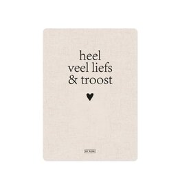 By Romi Creative Studio By romi: Basic / Kaart / Heel veel liefs en troost