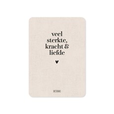 By Romi Creative Studio By romi: Basic / Kaart / Veel sterkte, kracht & liefde