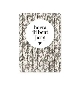 By Romi Creative Studio By romi: Basic / Kaart / Hoera jij bent jarig