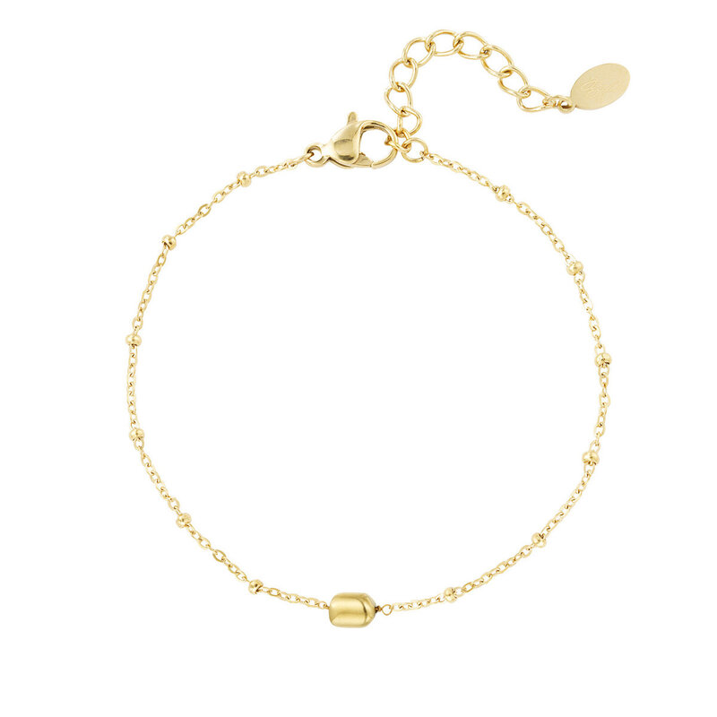 Yehwang Yehwang: Eenvoudige armband met balletjes - goud