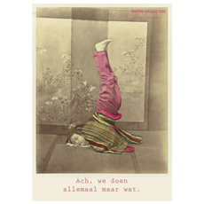 Ministerie van unieke zaken Ministerie van unieke zaken:  kaart a6 - Ach, we doen allemaal maar wat