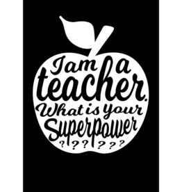 Studio inktvis kaart a6 studio inktvis: i am a teacher what is your superpower