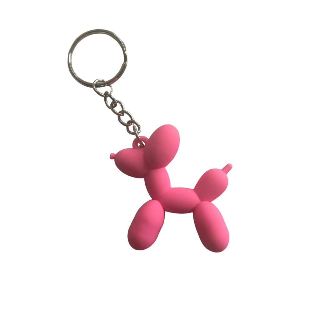 Lourens exclusive Sleutelhanger ballonhond rubber