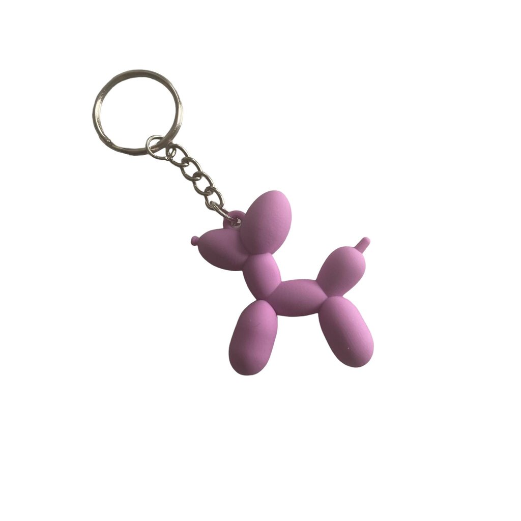 Lourens exclusive Sleutelhanger ballonhond rubber