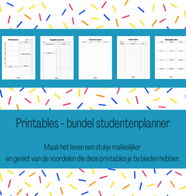 titatimi printables titatimi - printable - bundel studentenplanner