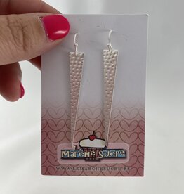 le marché sucré Le marché sucré (s): oorbellen - zilver mat