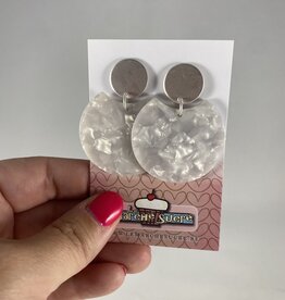 le marché sucré Le marché sucré (s): oorbellen - zilver en printje
