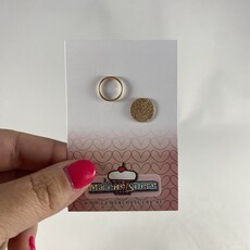 le marché sucré Le marché sucré: oorbellen - assymetrisch goud