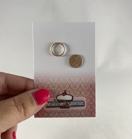 le marché sucré Le marché sucré: oorbellen - assymetrisch goud
