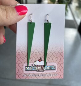 le marché sucré Le marché sucré (s):  oorbellen - groen