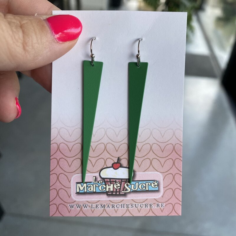le marché sucré Le marché sucré (s):  oorbellen - groen