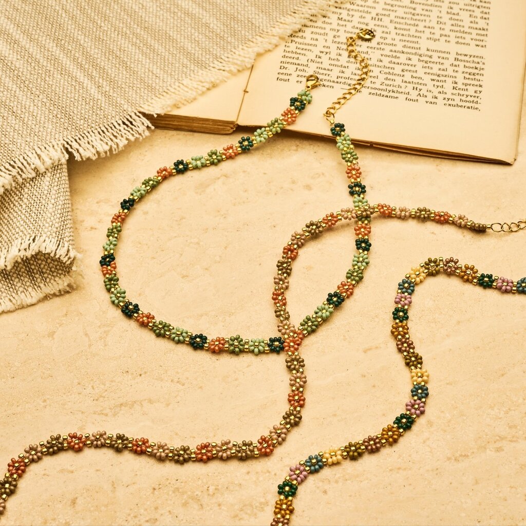Biba Biba: ketting bloemetjes herfst 61529mix03