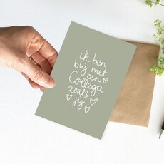 NynkeOntwerpt Nynke Ontwerpt: Kaart a6 | Ik ben blij met een collega zoals jij