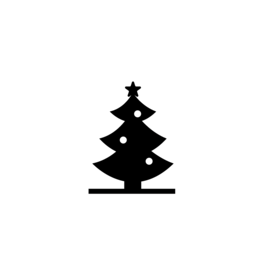Uithout gesneden Uithout gesneden: Kerstboom klein