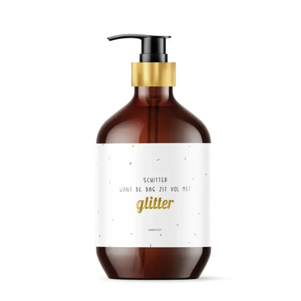 Winkeltje van Anne Winkeltje van Anne: handzeep - schitter want de dag zit vol glitter goudfolie