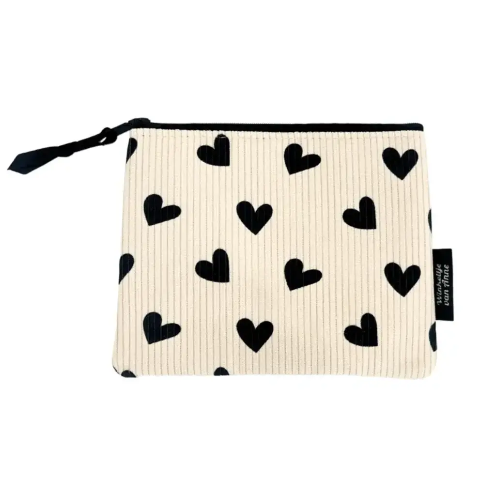 Winkeltje van Anne Winkeltje van Anne: Opbergtasje | Etui | Toilettasje | Hartjes