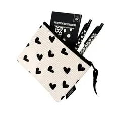 Winkeltje van Anne Winkeltje van Anne: Opbergtasje | Etui | Toilettasje | Hartjes