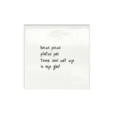 Winkeltje van Anne Winkeltje van Anne: Tegeltje | Hocus pocus pilatus pas