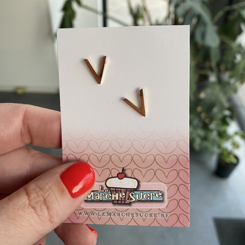 le marché sucré Le Marché Sucré (d): oorbellen V -  goud