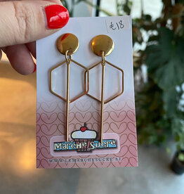 le marché sucré Le marché sucré:  oorbellen - goud