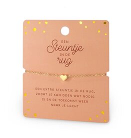 miko Miko: Hart armband - Steuntje in de rug