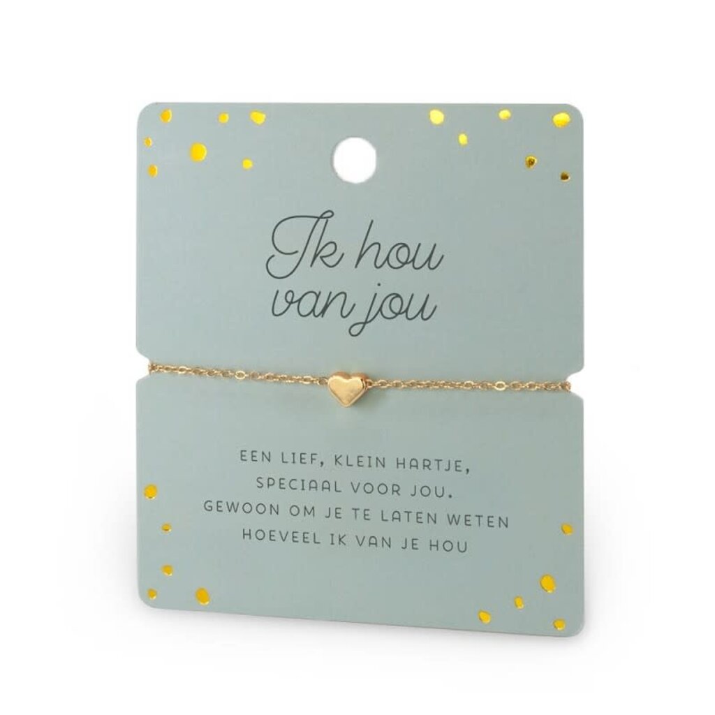 miko Miko: Hart armband - Ik hou van jou