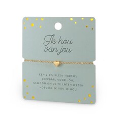 miko Miko: Hart armband - Ik hou van jou