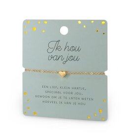 miko Miko: Hart armband - Ik hou van jou