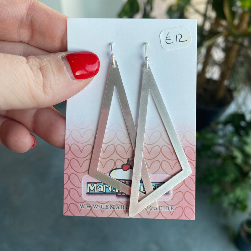 le marché sucré Le marché sucré: oorbellen - zilver