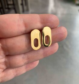 le marché sucré Le marché sucré: oorbellen - goud ovaal open