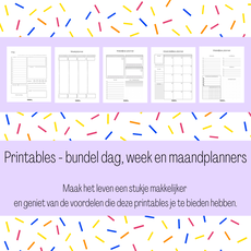 titatimi printables titatimi - printable - bundel dag, week en maandplanners