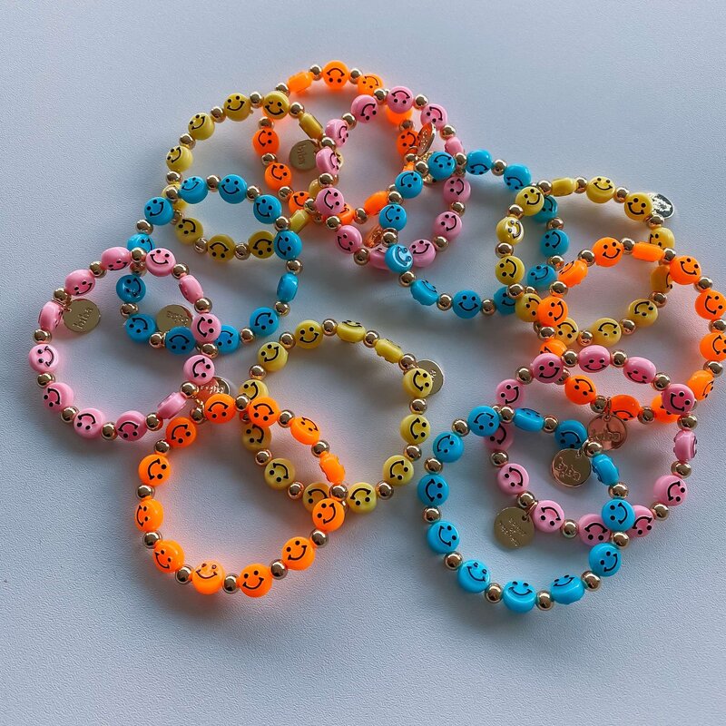 Biba Biba: Armbandje smiley's