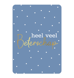 Kassaplan KP: kaartje a6 - Heel veel beterschap