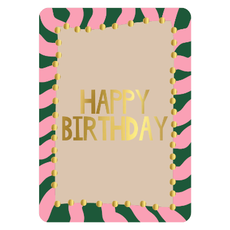 Kassaplan KP: kaartje a6 - Happy Birthday