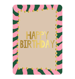Kassaplan KP: kaartje a6 - Happy Birthday