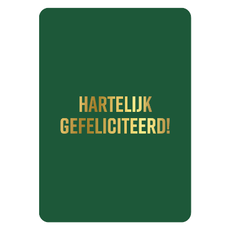 Kassaplan KP: kaartje a6 - hartelijk gefeliciteerd!