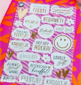 Kassaplan KP: stickervel a5 - algemeen voorjaar