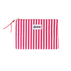 Yehwang Yehwang: ritstas fijne strepen - rood en ecru