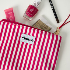 Yehwang Yehwang: ritstas fijne strepen - rood en ecru