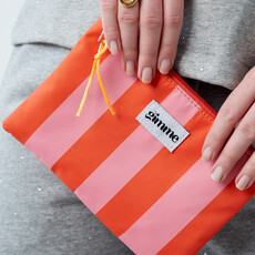 Yehwang Yehwang: ritstas strepen - oranje en roze