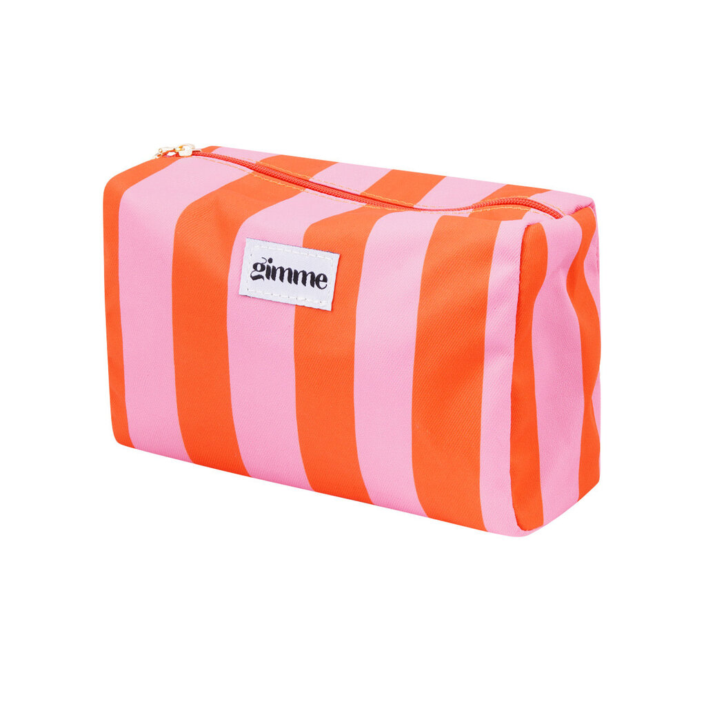 Yehwang Yehwang: toilettas - strepen oranje en roze