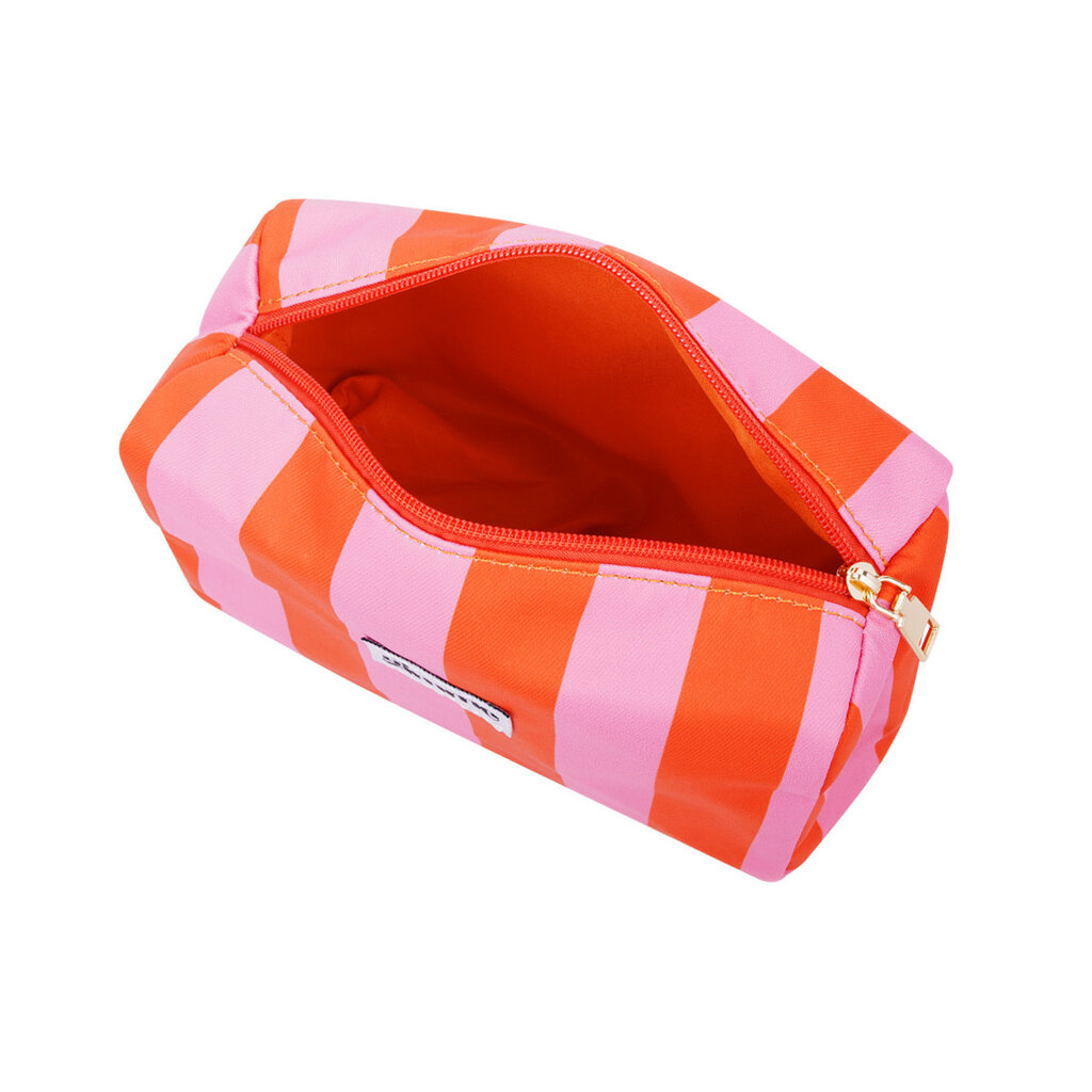 Yehwang Yehwang: toilettas - strepen oranje en roze