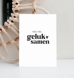 Liefz Liefz: kaart a6 - heel veel geluk samen