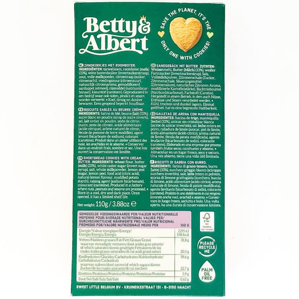 Betty and Albert Shortbread Spritz Cookies 110g
