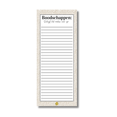 The Big Gifts The big gifts: Notitieblok – Boodschappenlijst