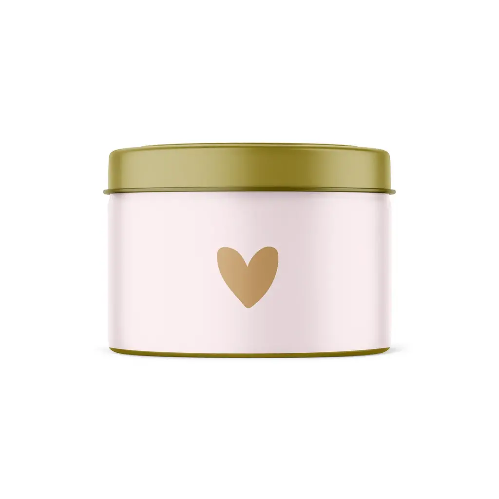 Stationery & gift Stationery & gift: Geurkaars in blik | roze & hartje