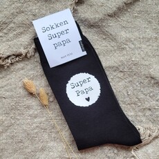 Labelgeluk Labelgeluk: Sokken | super papa maat 46/46