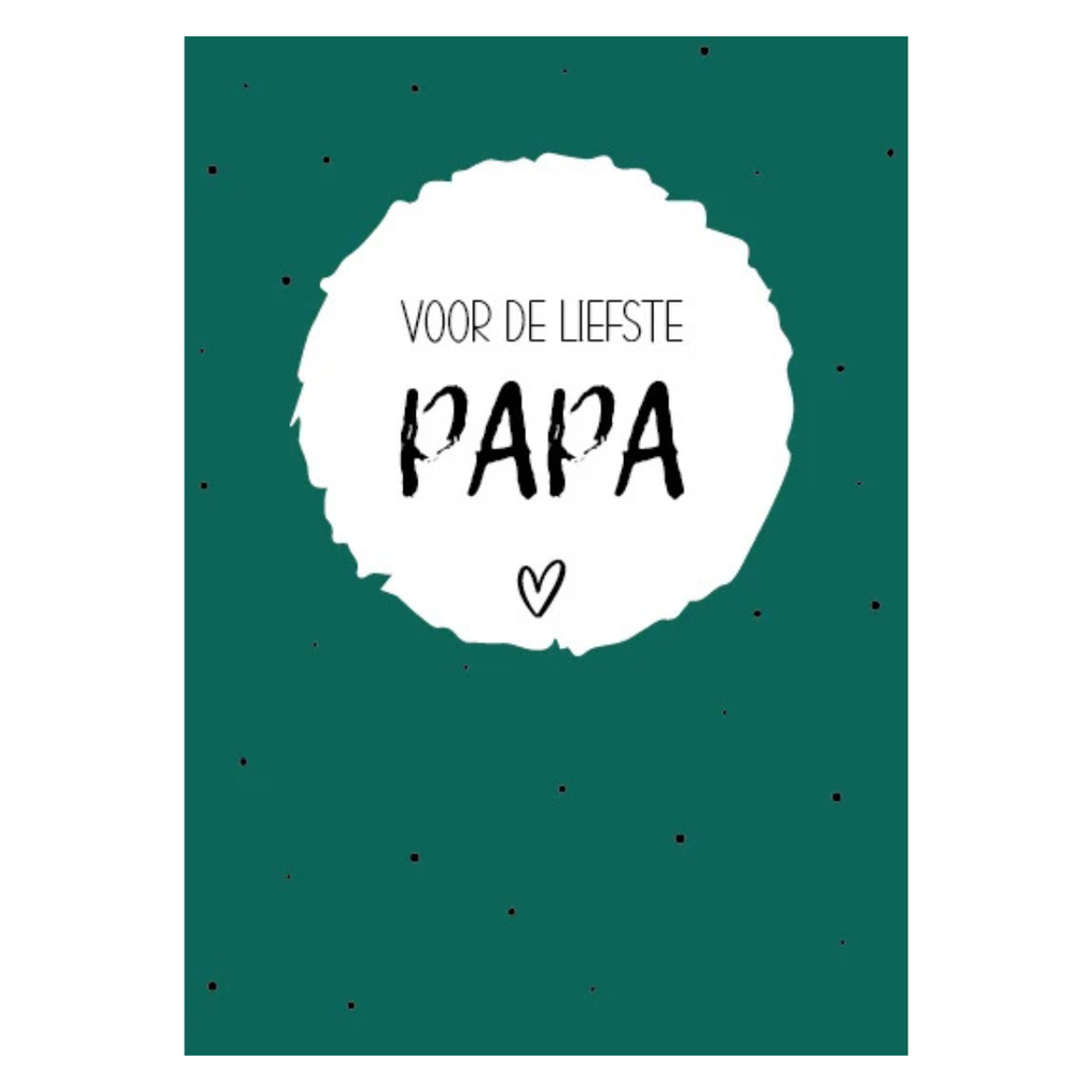 Labelgeluk Labelgeluk: Kaart A6 | Voor de liefste Papa