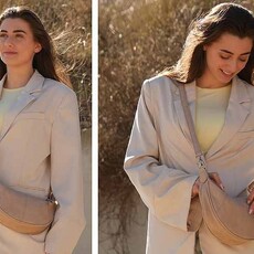 I'm dutch I'm dutch: Handtas - Khaki crossbodytas Brentford